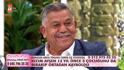 13 yıldır kayıp olan Ayşen'in annesi canlı yayında...