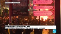 French security law : government crackdown on filming the police causes outrage