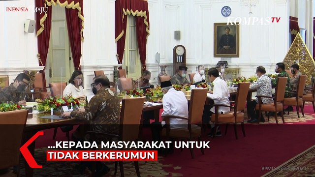 Presiden Jokowi Minta Mendagri Tegur Kepala Daerah Terkait Protokol Kesehatan
