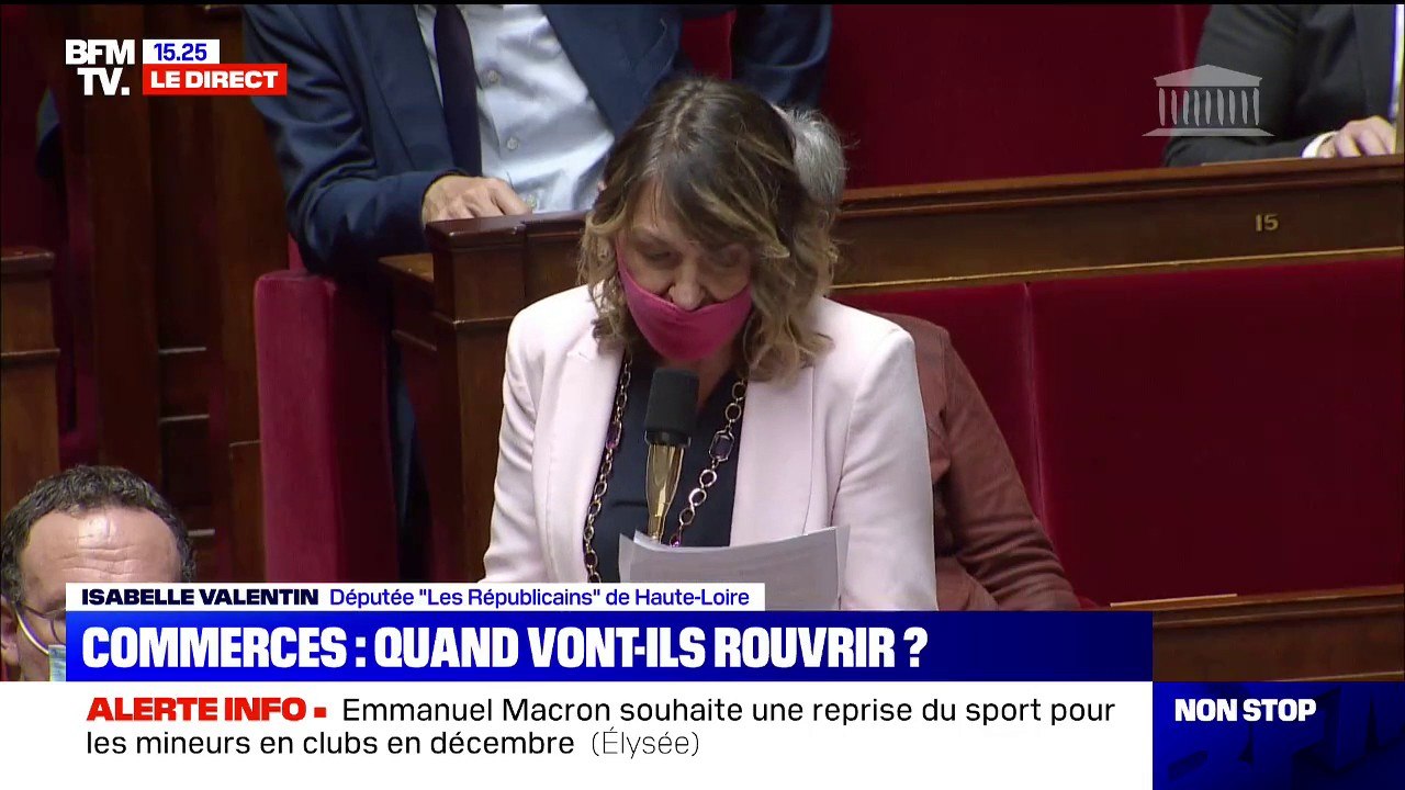 Isabelle Valentin (LR) sur les commerces: "Quan...