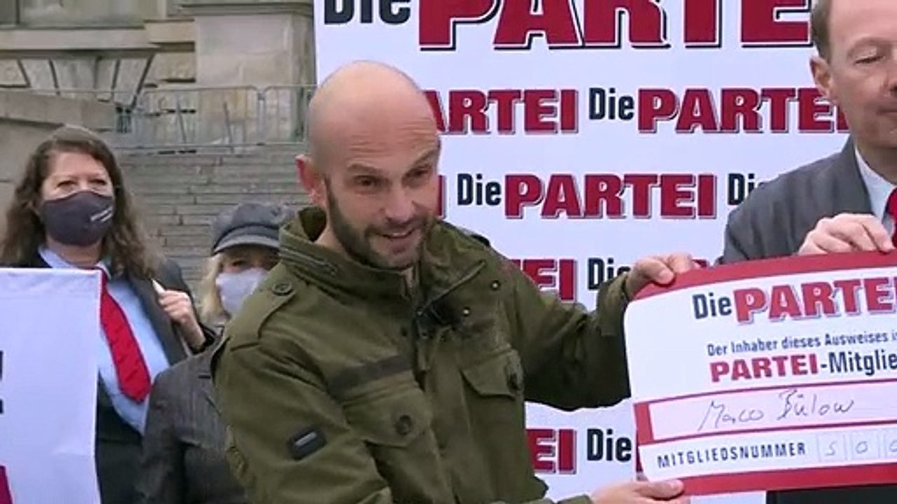 Satirepartei 'Die Partei' zieht in den Bundestag ein