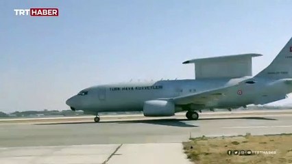 Ege ve Akdeniz'de AWACS ve F-16'lı ortak ortak görev