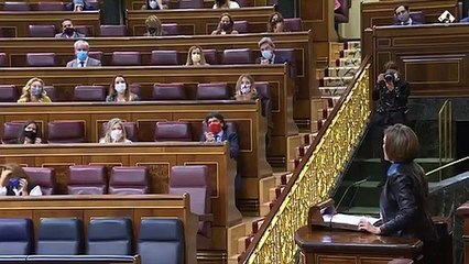 Gamarra acusa a un diputado de Vox de "prepotencia" y "machismo" por compararla con Álvarez de Toledo