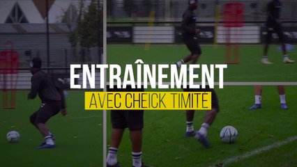 Entraînement avec Cheick Timité