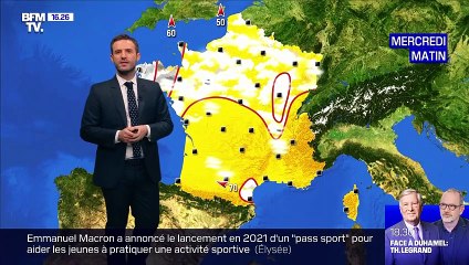 La météo pour ce mercredi 18 novembre 2020
