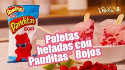 Prepara paletas de Panditas rojos con Gonzok | Cocina Delirante