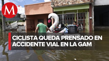 CFE interrumpe servicio eléctrico en zonas inundadas de Tabasco