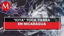 'Iota' se degrada a categoría 4 al tocar tierra en Nicaragua