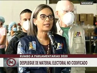 CNE distribuye bajo protocolos de bioseguridad el material electoral no codificado en el país