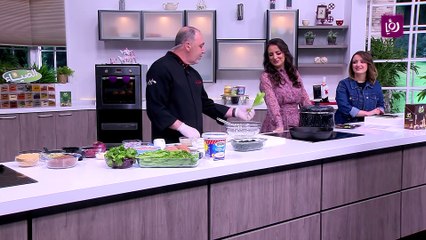 سلطة الهندية الصحية مع الطحينية واللبن