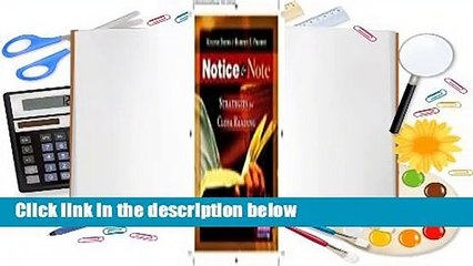 About For Books  Notice & Note: Strategies for Close Reading Complete