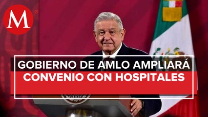 Hospitales privados atenderán a enfermos graves de covid: AMLO