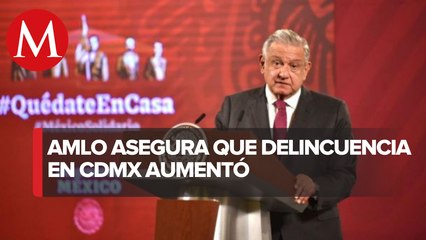 AMLO: delincuencia en CdMx se desatendió en gobiernos previos
