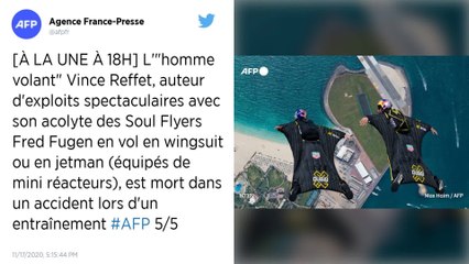 Mort à l'entraînement de Vince Reffet, "l'homme volant"
