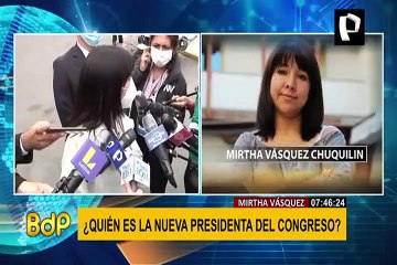 Mirtha Vásquez: el perfil de la próxima presidenta del Congreso