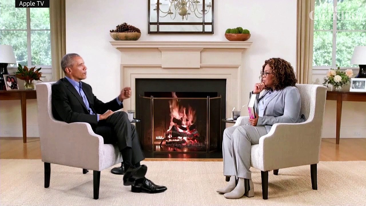 Obama hails arrival of a more 'caring government' as memoir launches