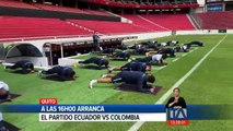La Tri se alista para enfrentar a la selección colombiana