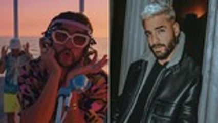 下载视频: Bad Bunny & Jhay Cortez's 'Dakiti' Tops Billboard Global Charts, Maluma's 'Hawai' Rises On Hot 100 | Billboard News