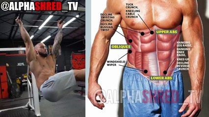 10 Abs Exercises For Sculpted 6-PACK  Hanging Abs Only - Mr. Perfect