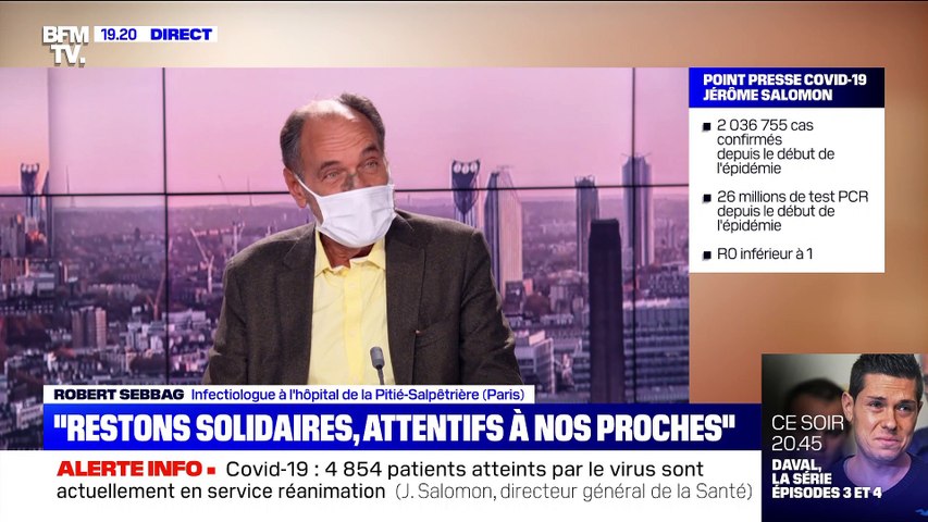 Covid-19 : Jérôme Salomon affirme que "nos efforts collectifs commencent à  porter leurs fruits" - 17/11 - Vidéo Dailymotion