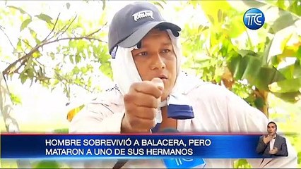 Hombre sobrevivió a balacera, pero mataron a su hermano