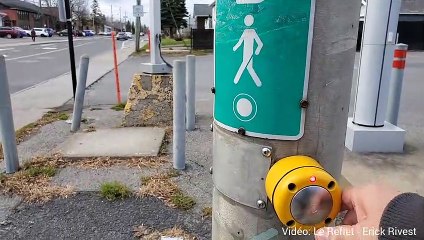 Traverse piétonne à l'intersection de la rue Saint-Pierre et de la rue Sainte-Catherine