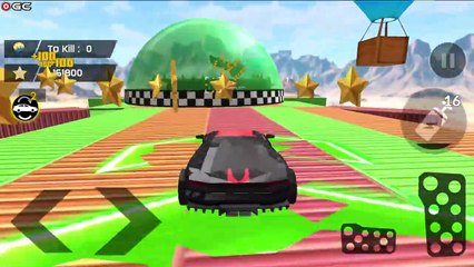 Ramp Car Stunts Impossible Tracks 3D - Mega Ramps Ultimate Race Shooting Game - Android GamePlay #4