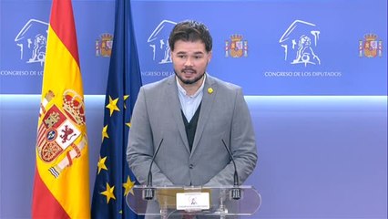 Rufián sobre los PSG: "La Casa Real no debe tener ningún tipo de partida"