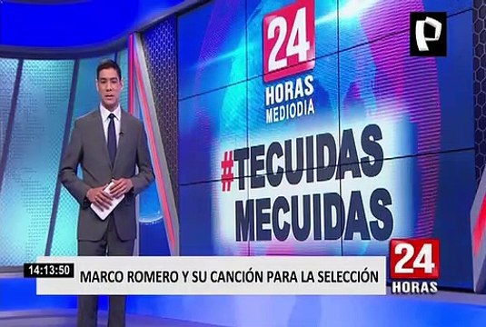 Marco Romero presenta tema para alentar a la Selección Peruana