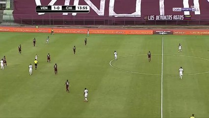 Venezuela 1 - 1 Gool de Chile - Arturo Vidal 15'