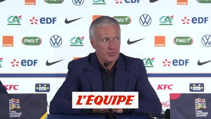 Deschamps : «Bravo à mes joueurs» - Foot - L. nations - Bleus