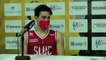 Enzo Goudou-Sinha après l'élimination de Nancy à Fos Provence Basket