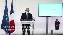 Covid-19: la France passe la barre des deux millions de cas