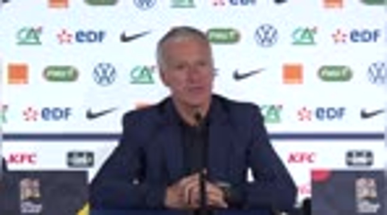 France - Deschamps :  "Giroud a prouvé encore ce soir qu'il mérite d'être là"