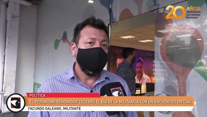 El peronismo renovador celebró el Día de la Militancia con un encuentro virtual