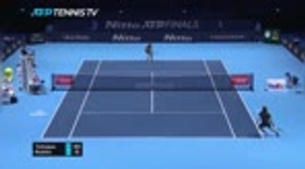 Tsitsipas saves match point to keep ATP Finals hopes alive​