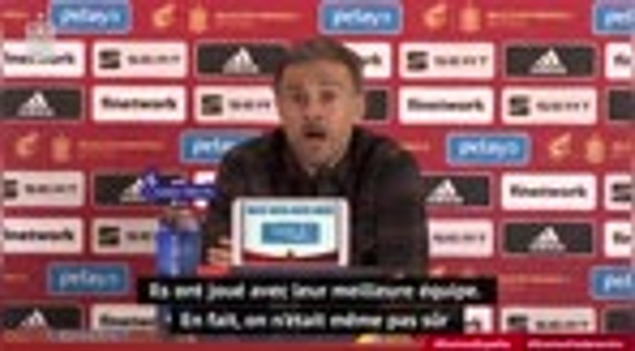 Espagne - Enrique : "L'Allemagne avait son meilleur 11, on n'a pas un seul 11 fixe, c'est un plus"