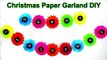 Christmas Paper Garland DIY | Christmas Decorations Ideas 2020 | Christmas Garland Ideas | Homemade Christmas Decorations Ideas with Paper