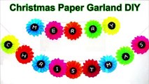 Christmas Paper Garland DIY | Christmas Decorations Ideas 2020 | Christmas Garland Ideas | Homemade Christmas Decorations Ideas with Paper