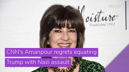 CNN's Amanpour regrets equating Trump with Nazi assault, and other top stories in entertainment from November 18, 2020.