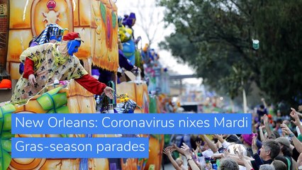 New Orleans: Coronavirus nixes Mardi Gras-season parades, and other top stories in US news from November 18, 2020.