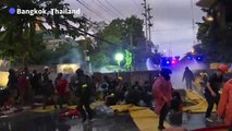 Thai protesters defiant after police use water cannon, tear gas on demonstration