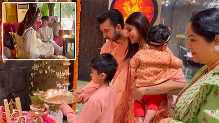 Shilpa Shetty Shares Glimpse From Her Daughter's First Diwali And Bhai-Dooj