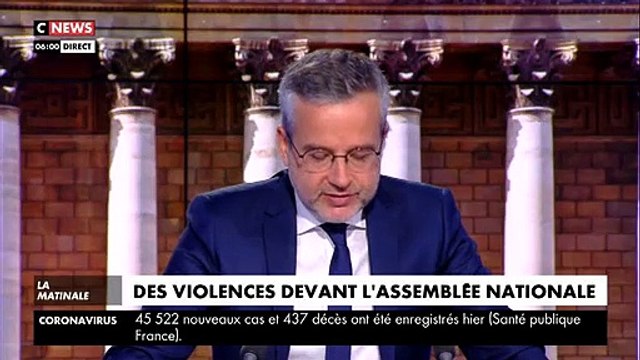 Loi de Sécurité Globale : Les images des violents incidents hier soir devant l'Assemblée nationale entre des centaines de personnes et les forces de l'ordre