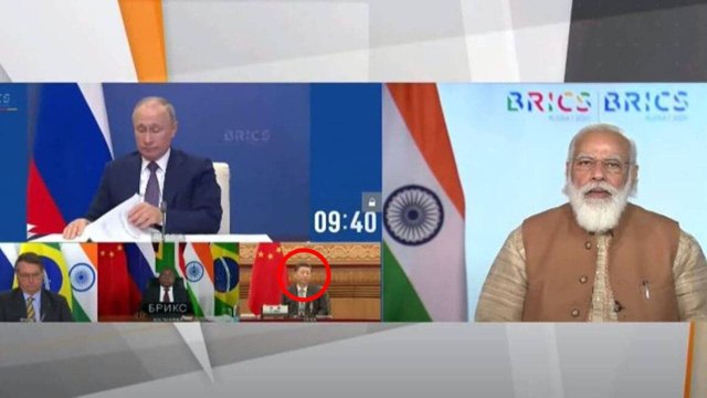 PM Modi, Xi Jinping At 12th BRICS Summit జిన్ పింగ్ ఎదురుగానే మోదీ చైనా తీరును ఉతికారేశారు..!!