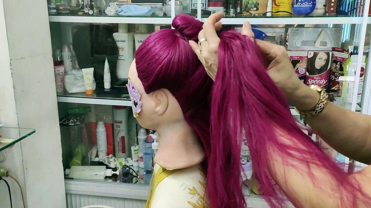 Tạo Kiểu Tóc Thành Bông Hoa - Hướng Dẫn Búi Tóc Cao Tạo Kiểu Hình Bông Hoa Hồng Qúy Phái! Kiểu 119