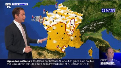 La météo pour ce mercredi 18 novembre 2020