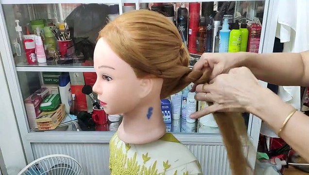 Tóc Cô Dâu Đơn Giản - Kiểu Tóc Dành Cho Cô Dâu Đội Vượng Miên Trùm Đầu Trong Tiệc Cưới! Kiểu 96