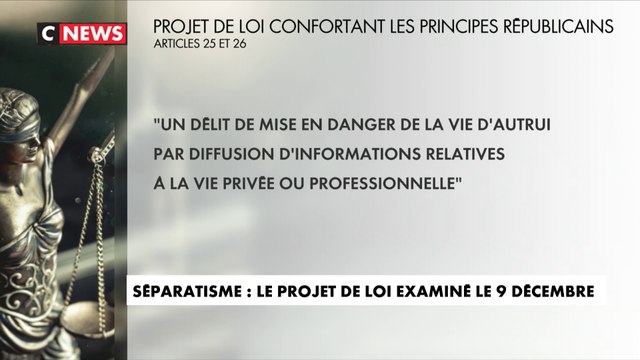 Séparatisme : le projet de loi dévoilé