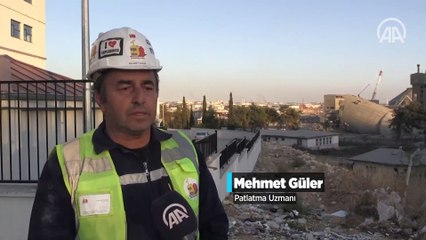 60 metre yüksekliğindeki siloyu 8 saniyede enkaza çevirdi